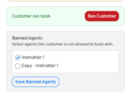 Booking rules