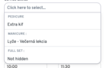 Service extras - Extra categories and copy function